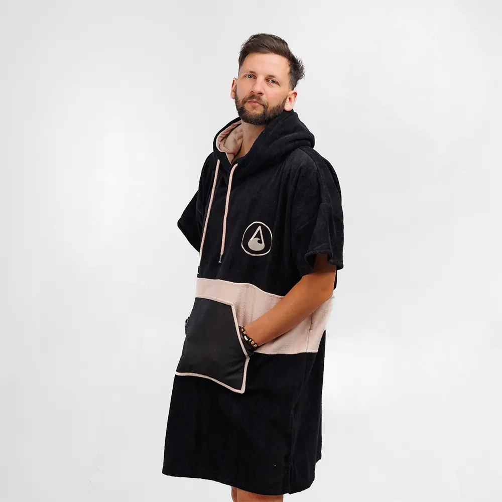 Poncho Barravento, Baumwolle Velours – Bild 2