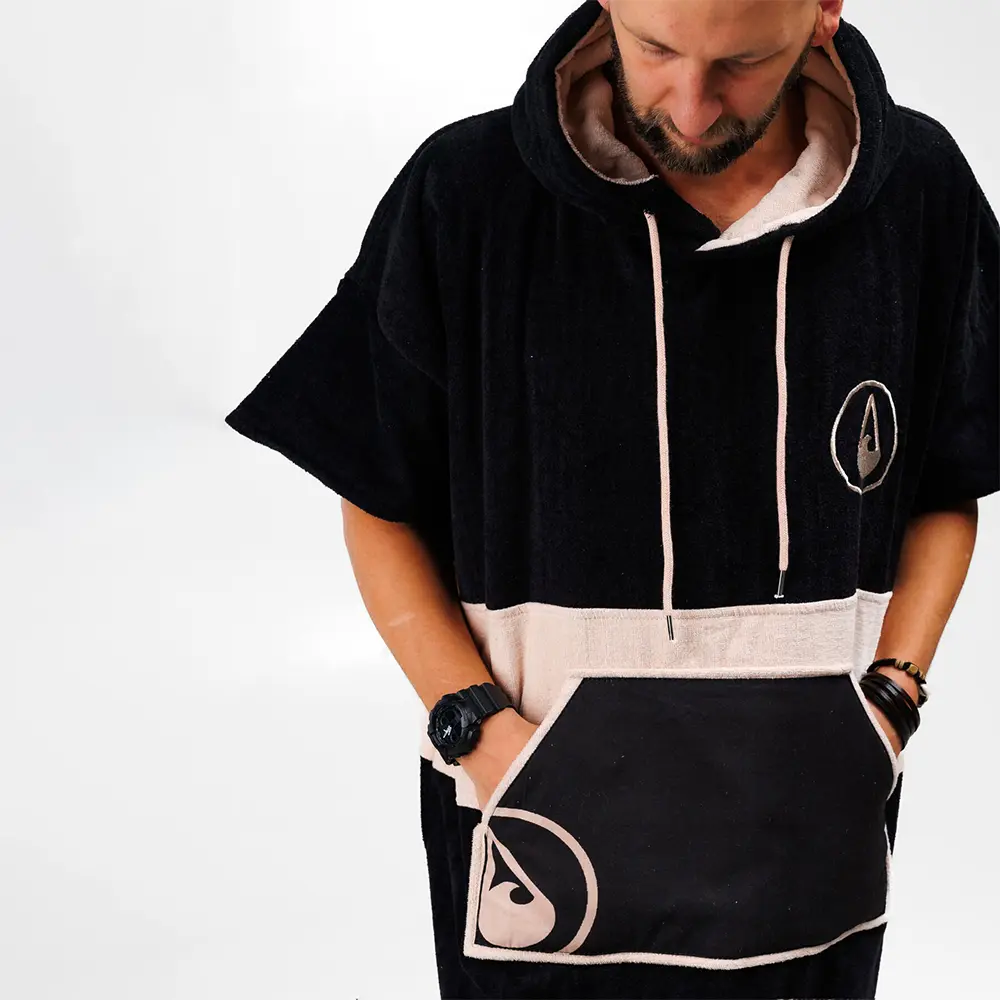 Poncho Barravento, Baumwolle Velours – Bild 4