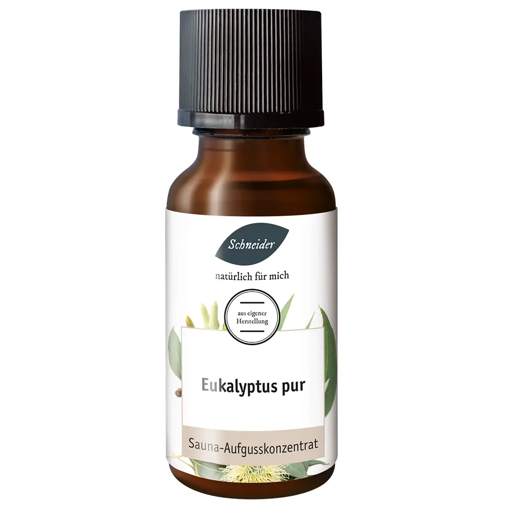 Saunaaufguss Eukalyptus pur (Aufgusskonzentrat) – Bild 2
